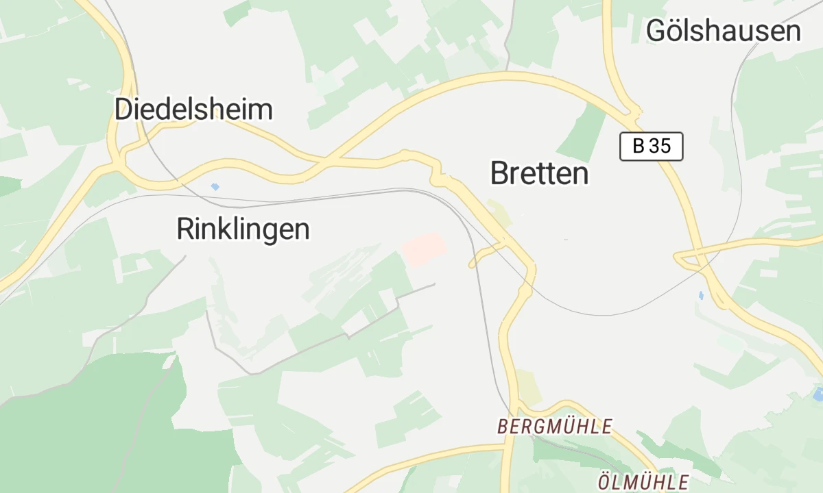 Kartenansicht Rechbergklinik Bretten