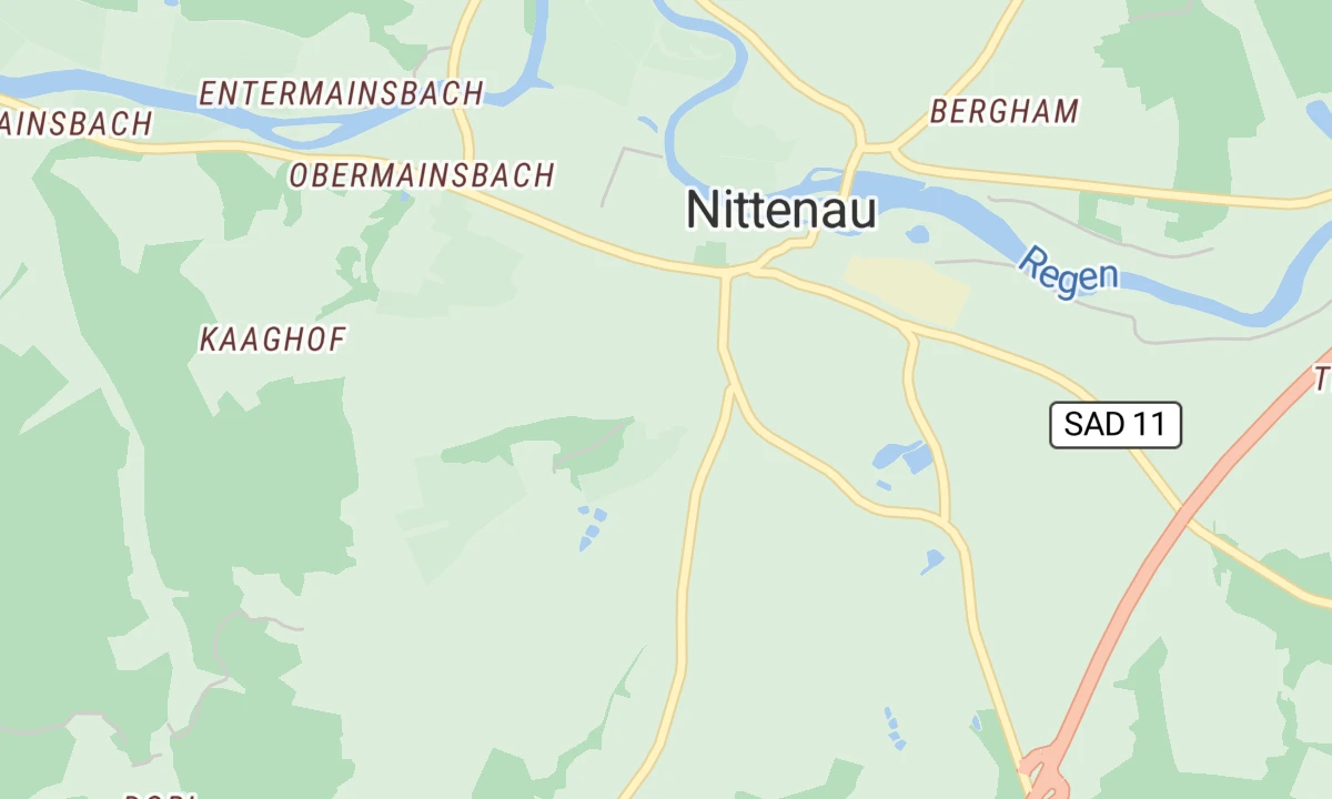 Kartenansicht Reha-Zentrum Nittenau