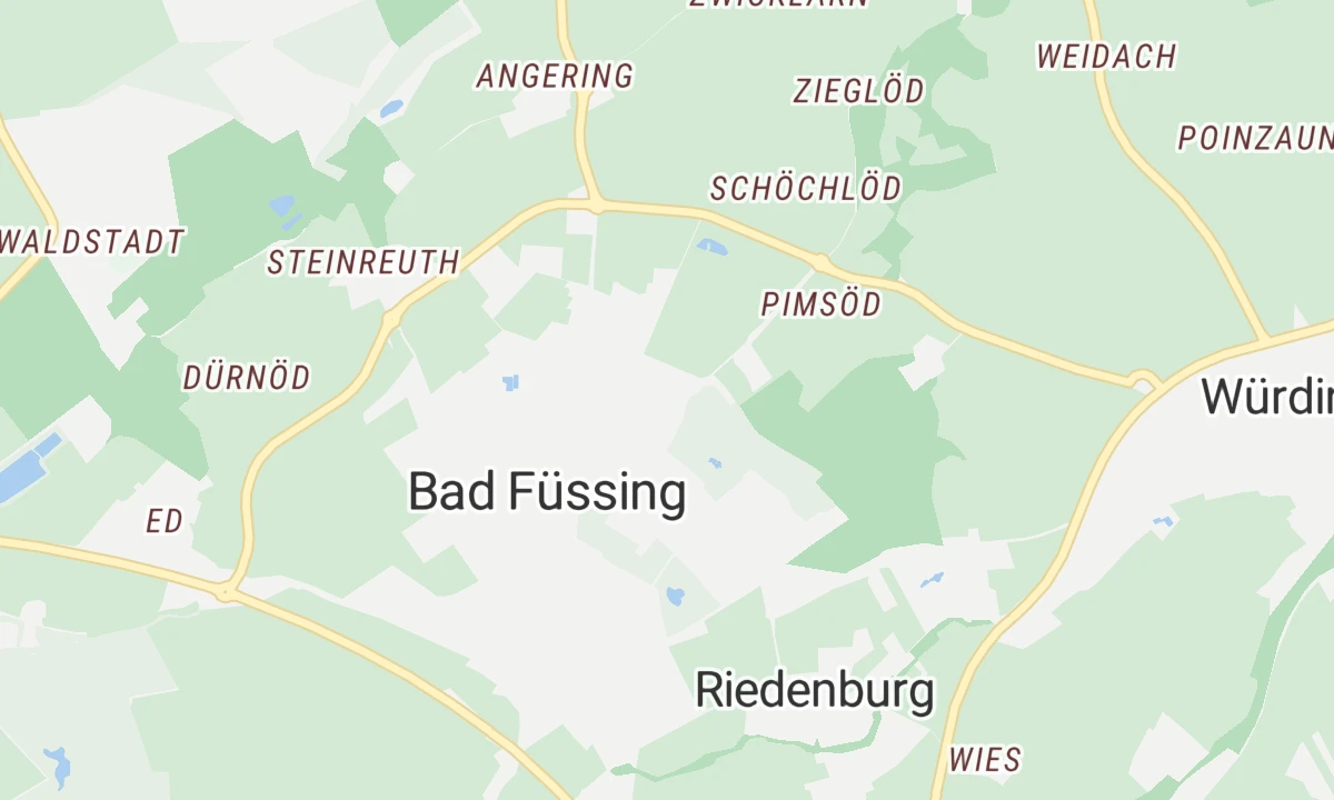 Kartenansicht Rheumaklinik Ostbayern