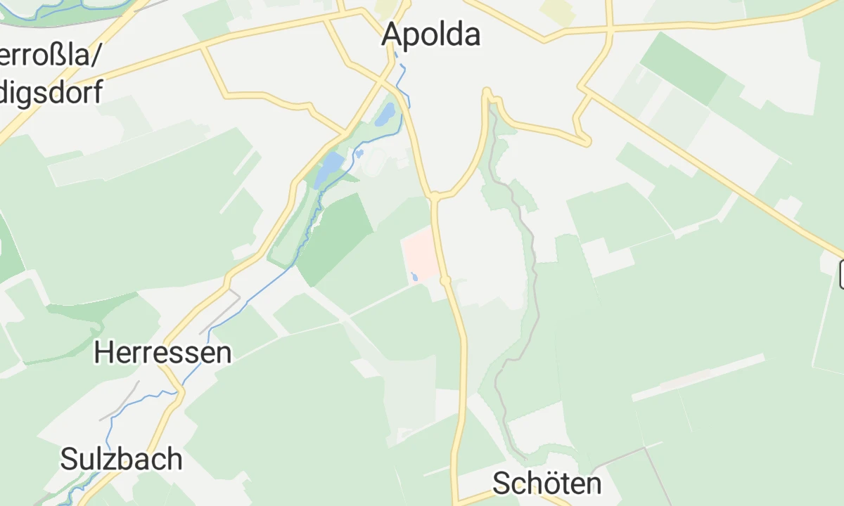 Kartenansicht Robert Koch Krankenhaus Apolda