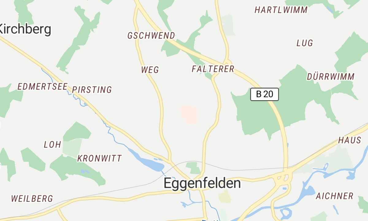 Kartenansicht Rottal-Inn Kliniken Eggenfelden