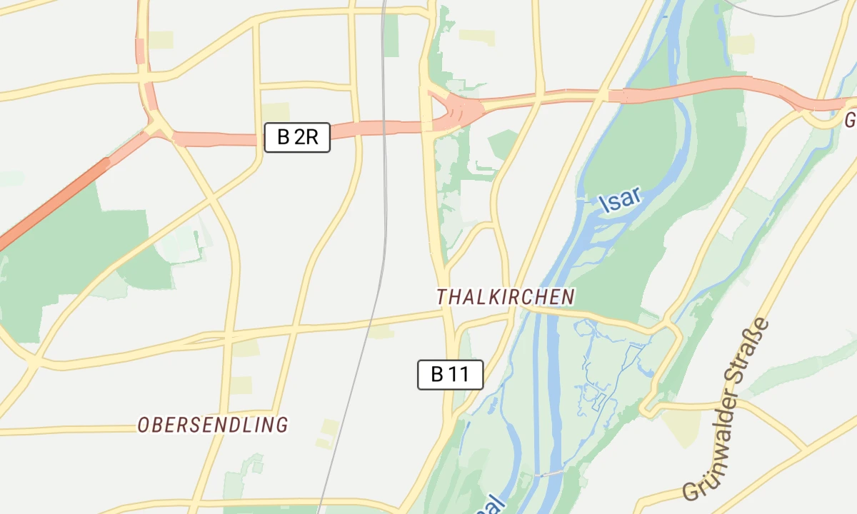 Kartenansicht Sana Klinik München