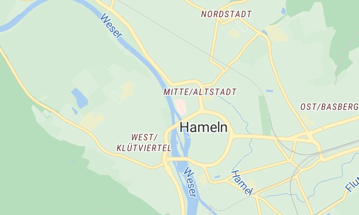 Kartenansicht Sana Klinikum Hameln-Pyrmont