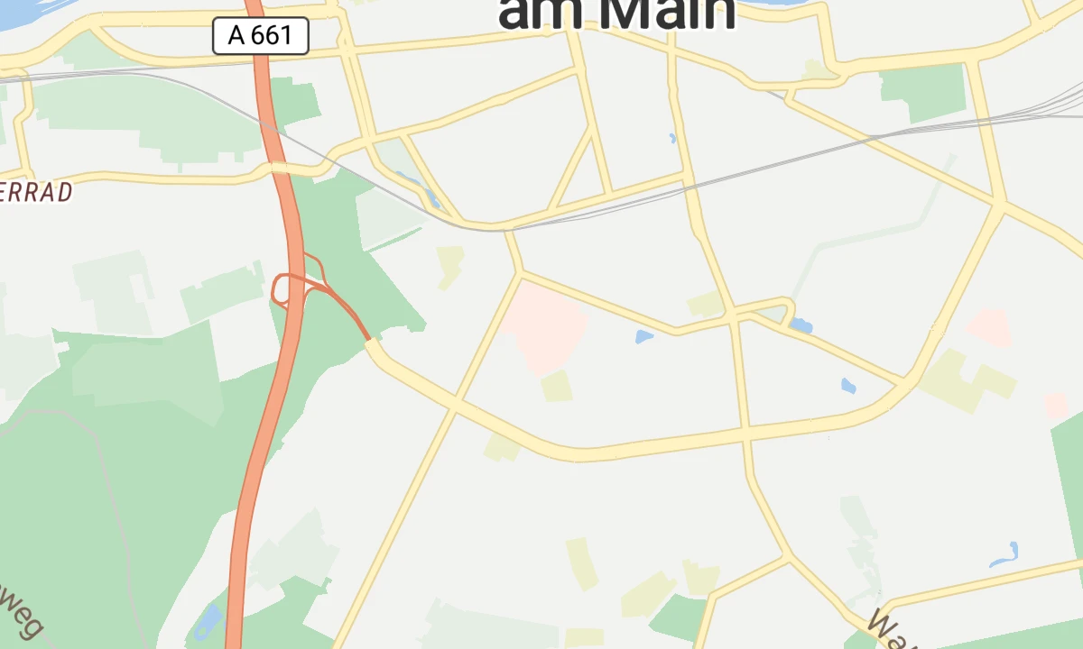 Kartenansicht Sana Klinikum Offenbach
