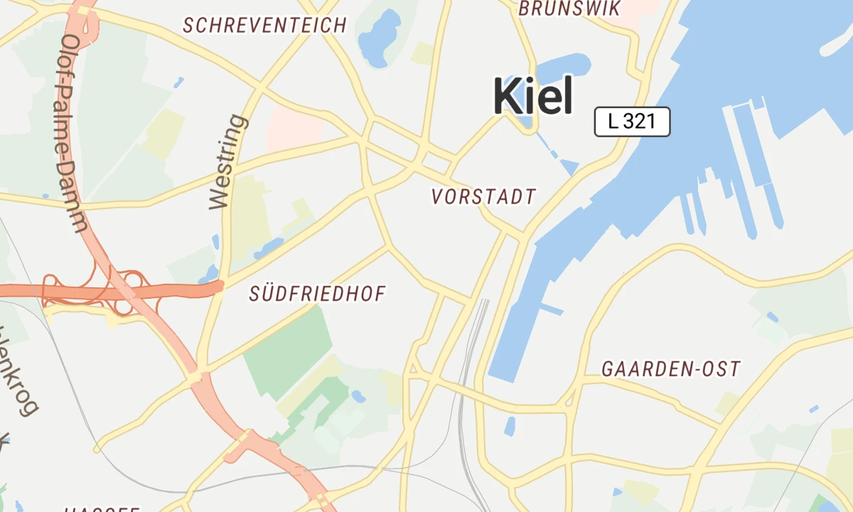 Kartenansicht Sankt Elisabeth Krankenhaus Kiel