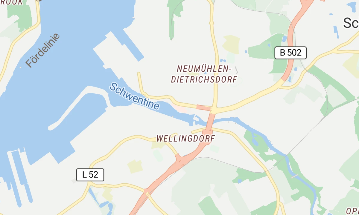 Kartenansicht Schmerzklinik Kiel