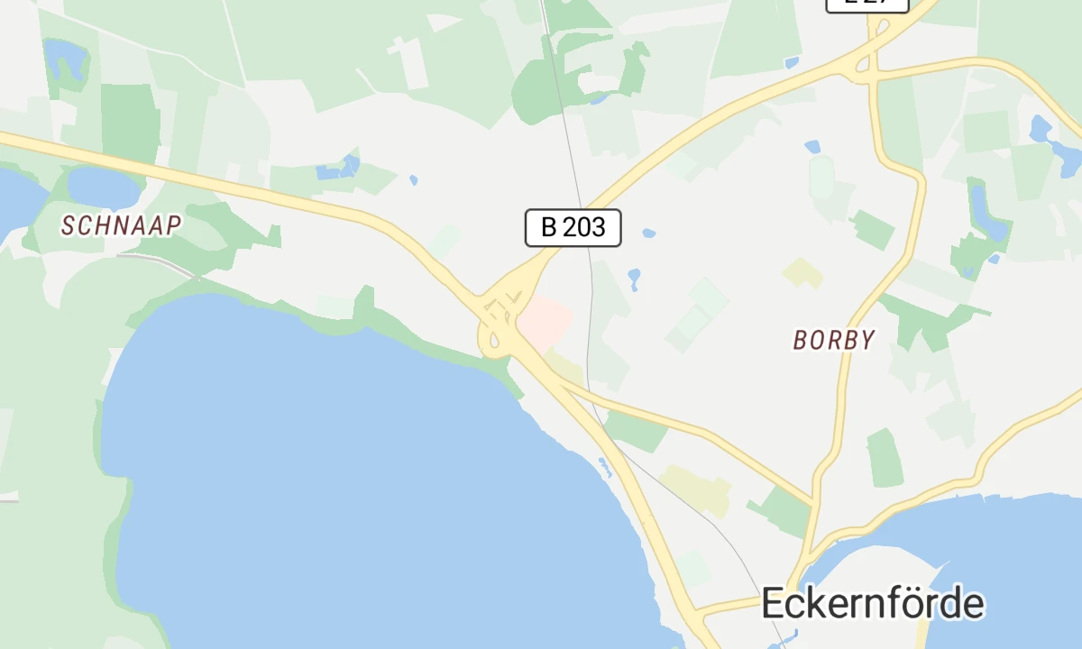 Kartenansicht Schön Klinik Eckernförde