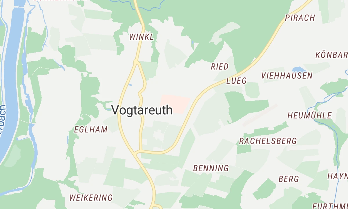Kartenansicht Schön Klinik Vogtareuth