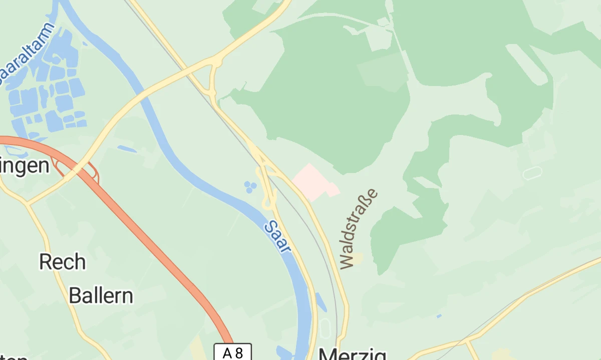Kartenansicht SH Klinikum Merzig