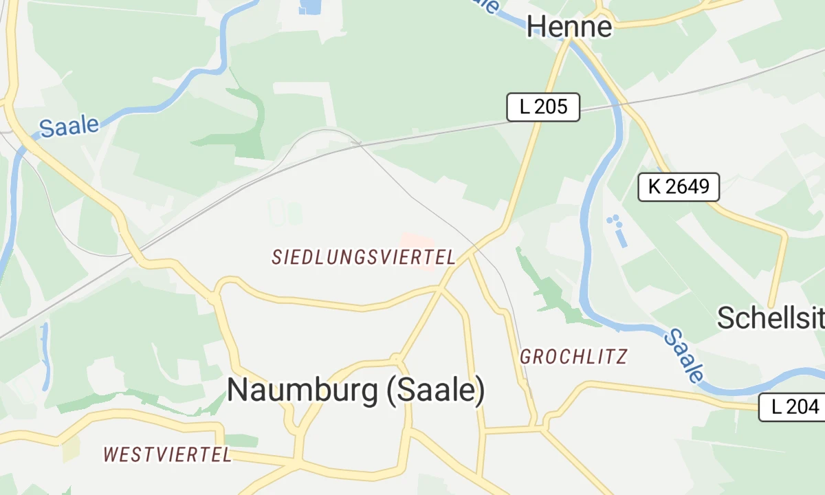 Kartenansicht SRH Klinikum Klinikum Naumburg