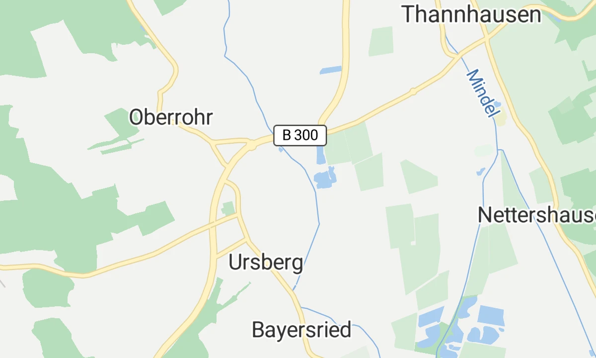 Kartenansicht St. Camillus Ursberg
