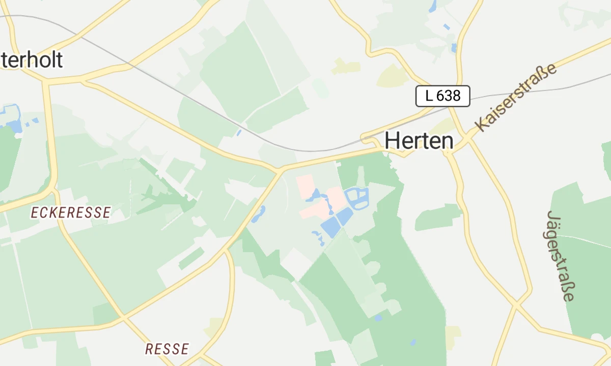 Kartenansicht St. Elisabeth-Hospital Herten