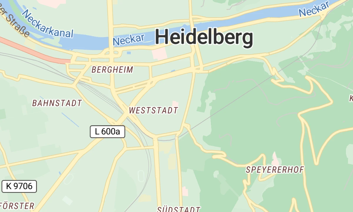 Kartenansicht St. Josefskrankenhaus Heidelberg