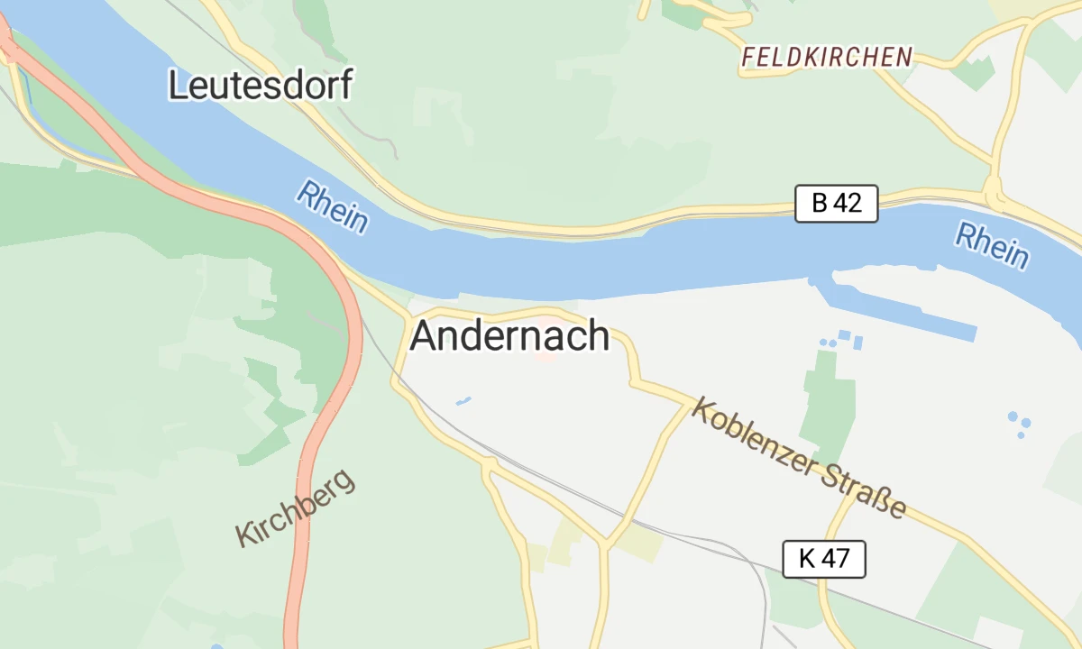 Kartenansicht St. Nikolaus-Stiftshospital Andernach