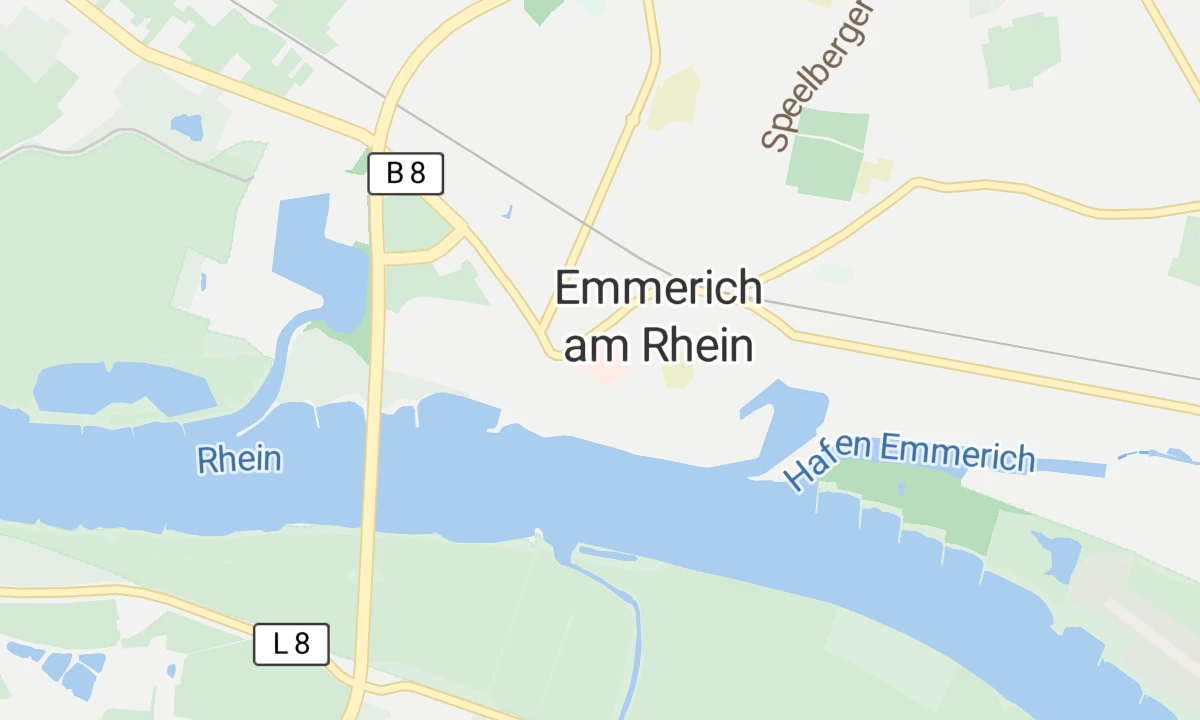 Kartenansicht St. Willibrord-Spital Emmerich-Rees
