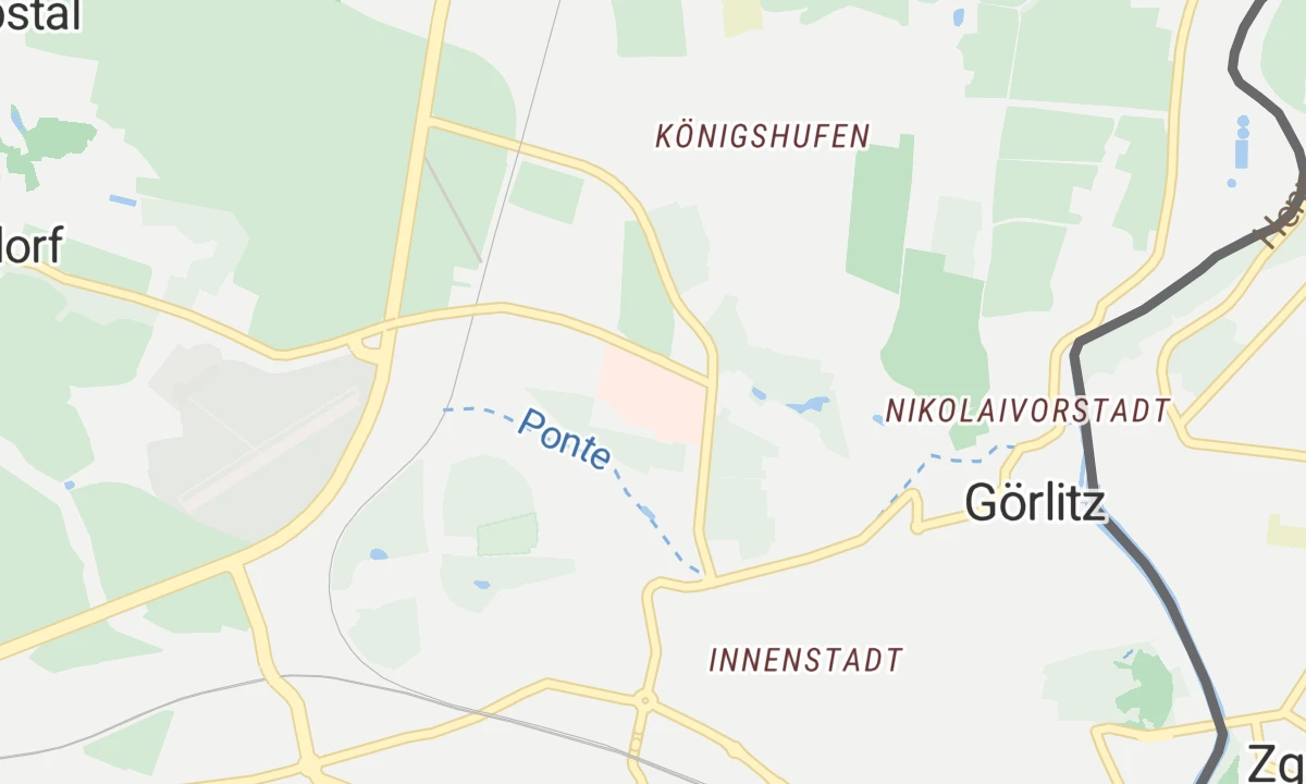 Kartenansicht Städtisches Klinikum Görlitz