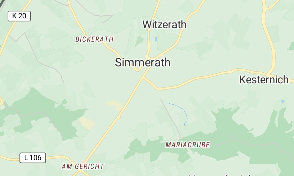 Kartenansicht Tagesklinik 3 Simmerath
