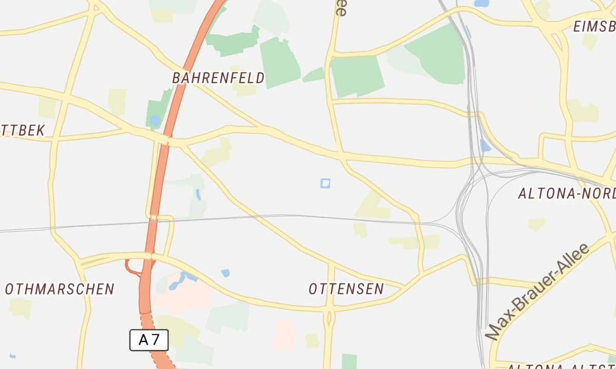 Kartenansicht Tagesklinik Altona