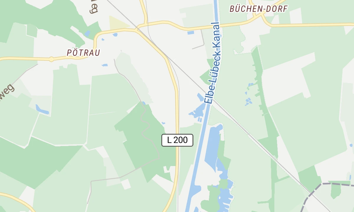 Kartenansicht Tagesklinik Am Rosenweg, Büchen
