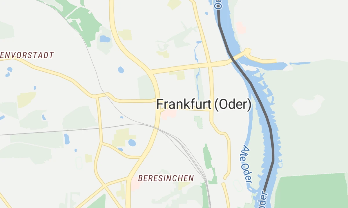Kartenansicht Tagesklinik Frankfurt (Oder)