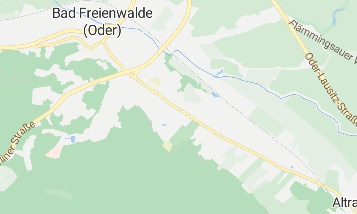 Kartenansicht Tagesklinik für Psychiatrie, Psychotherapie und Psychosomatik (Bad Freienwalde)