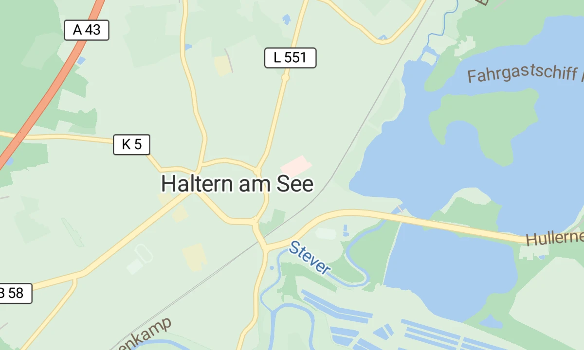 Kartenansicht Tagesklinik Haltern