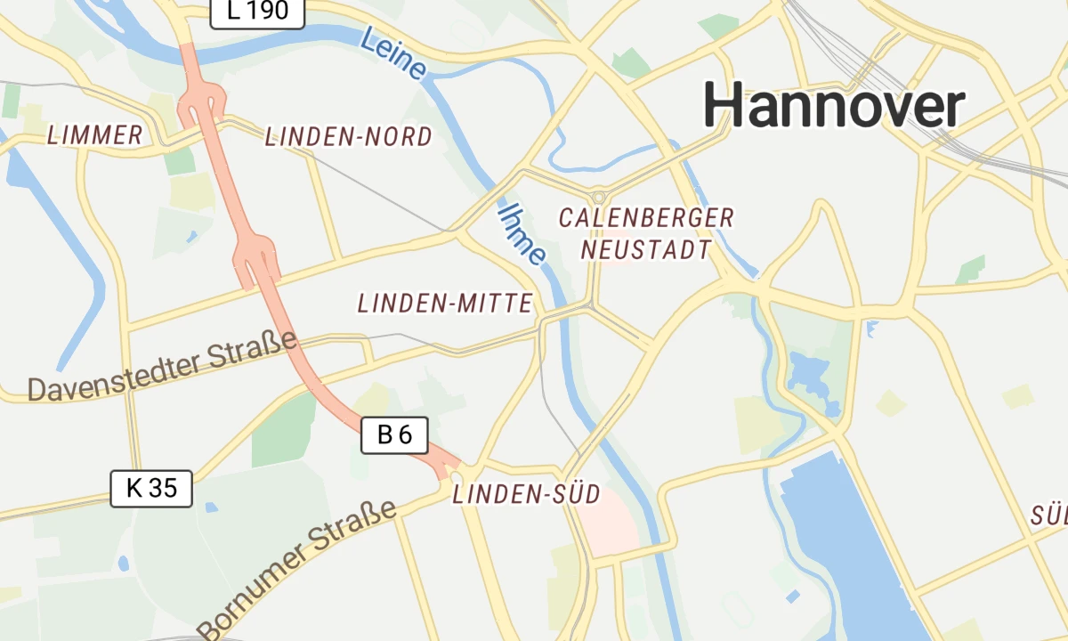 Kartenansicht Tagesklinik Linden