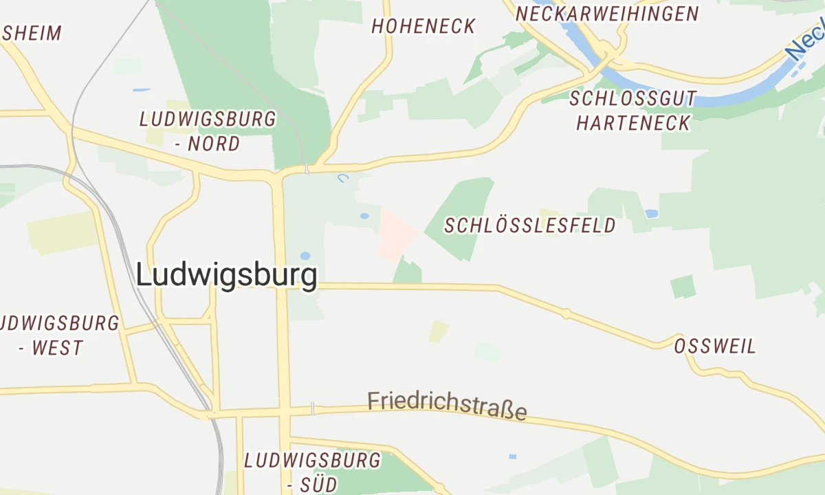 Kartenansicht Tagesklinik Ludwigsburg