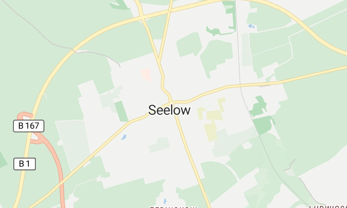 Kartenansicht Tagesklinik Seelow