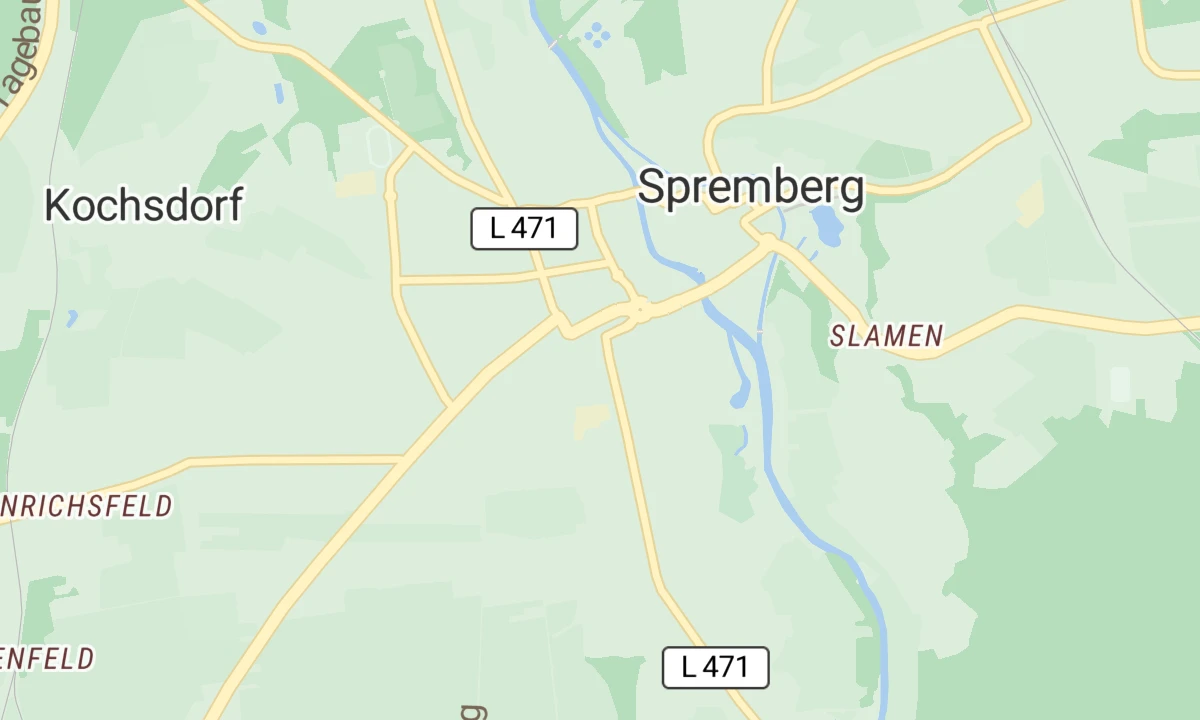 Kartenansicht Tagesklinik Spremberg