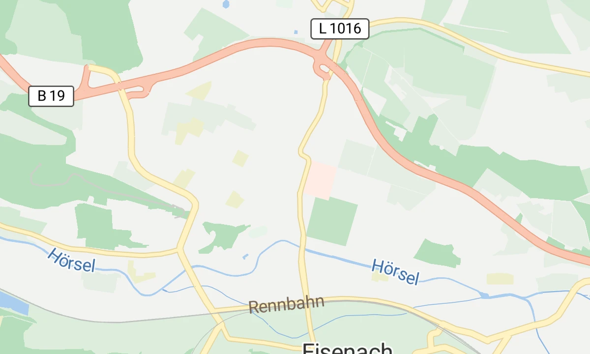 Kartenansicht Tagesklinik und Ambulanz Eisenach