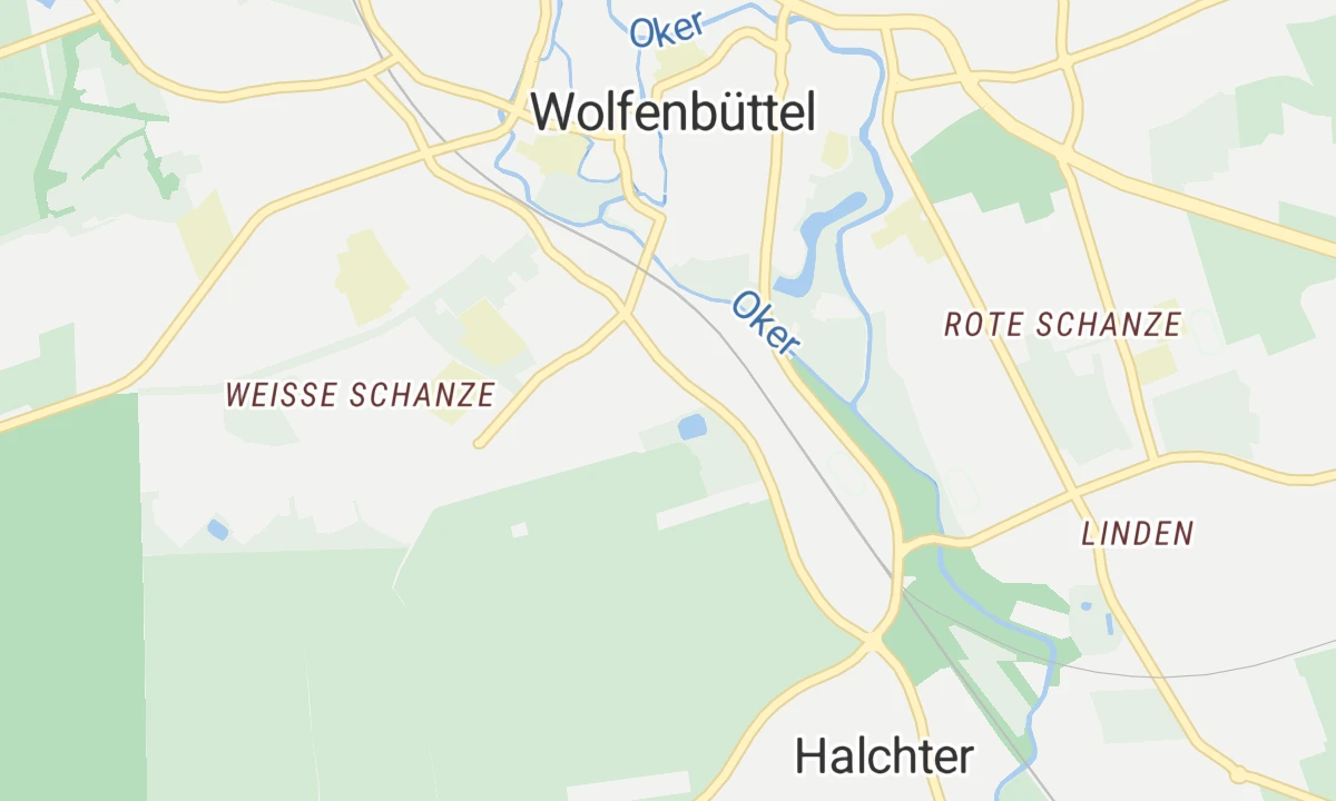 Kartenansicht Tagesklinik Wolfenbüttel