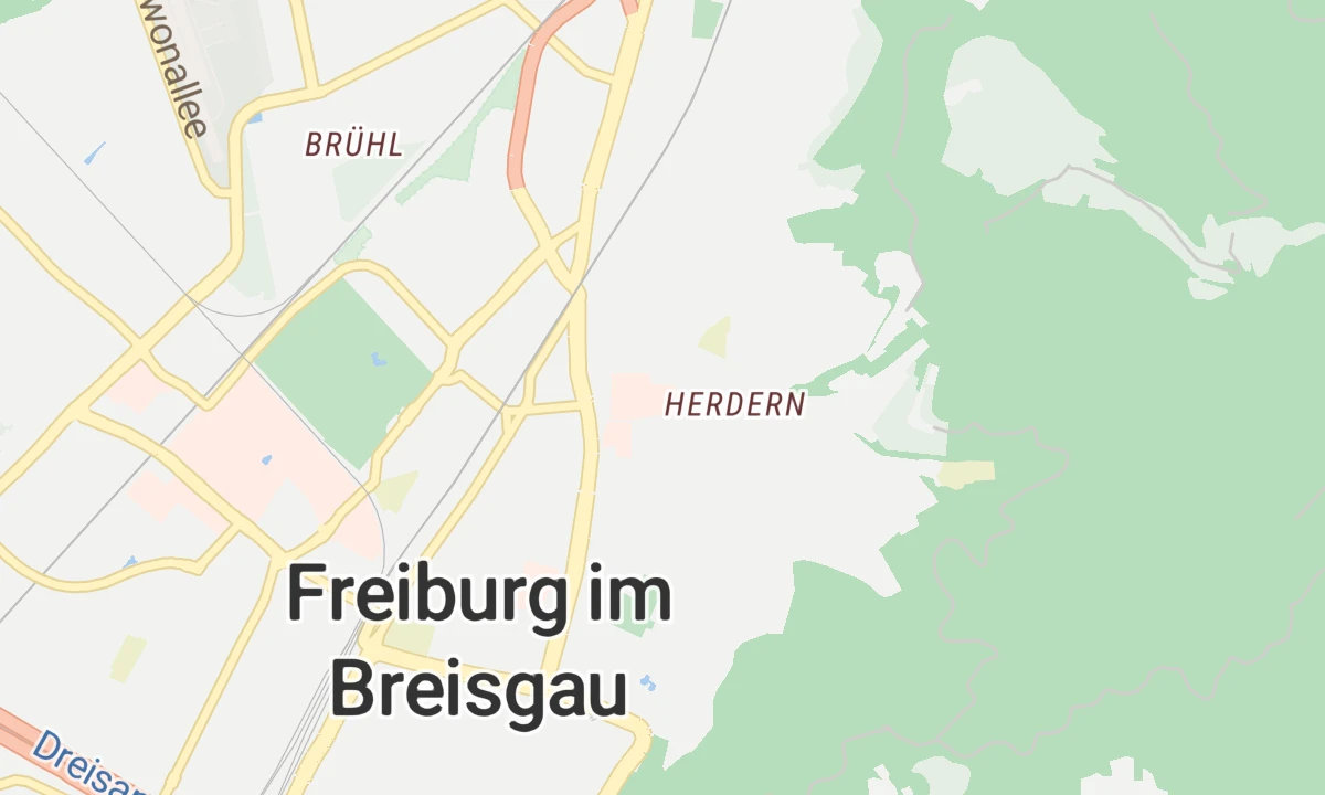 Kartenansicht Universitätsklinikum Freiburg: Klinik für Dermatologie und Venerologie