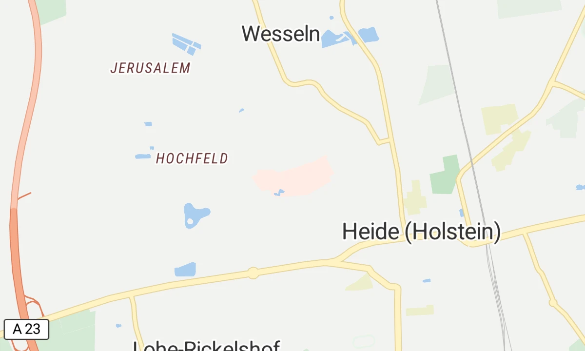 Kartenansicht Universitätsklinikum Schleswig-Holstein am WKK Heide