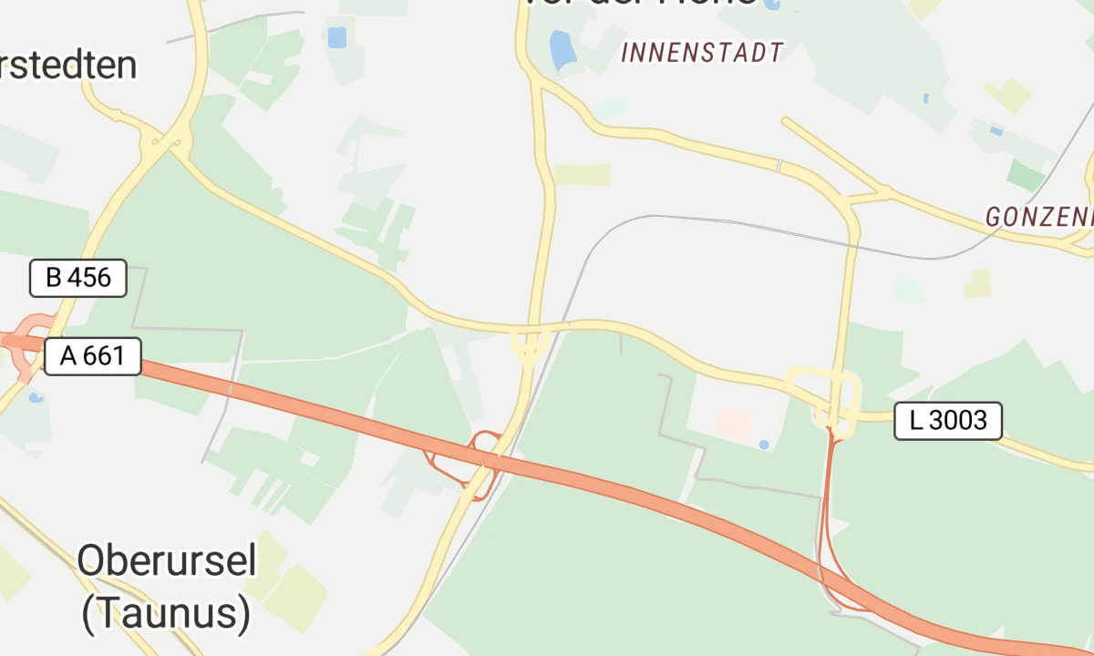 Kartenansicht Vitos Klinikum Hochtaunus (Standord Bad Homburg)