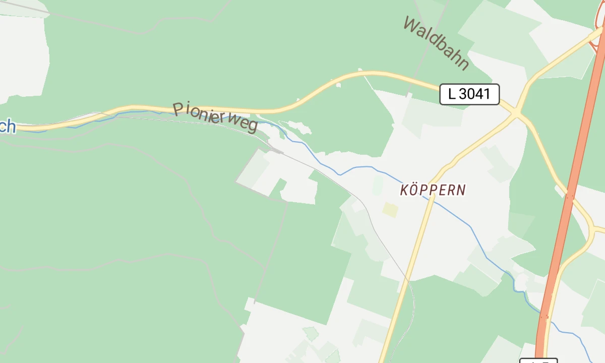 Kartenansicht Vitos Waldkrankenhaus Köppern