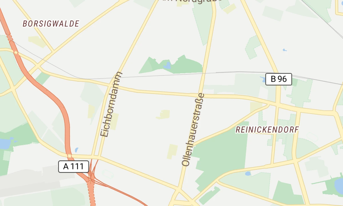Kartenansicht Vivantes Humboldt-Klinikum - Ambulatorium Seelische Gesundheit