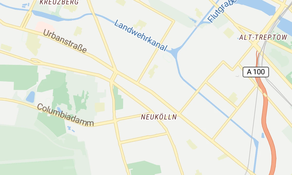 Kartenansicht Vivantes Klinikum Neukölln Psychosomatische Tagesklinik Sonnenallee