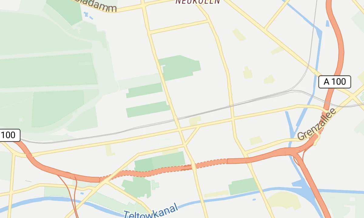 Kartenansicht Vivantes Klinikum Neukölln - Tagesklinik Emser Straße