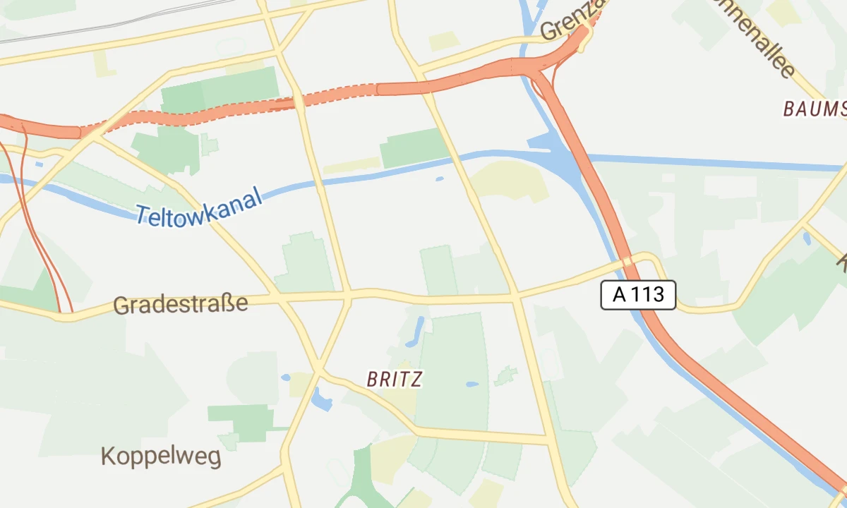 Kartenansicht Vivantes Klinikum Neukölln -Tagesklinik Riesestraße