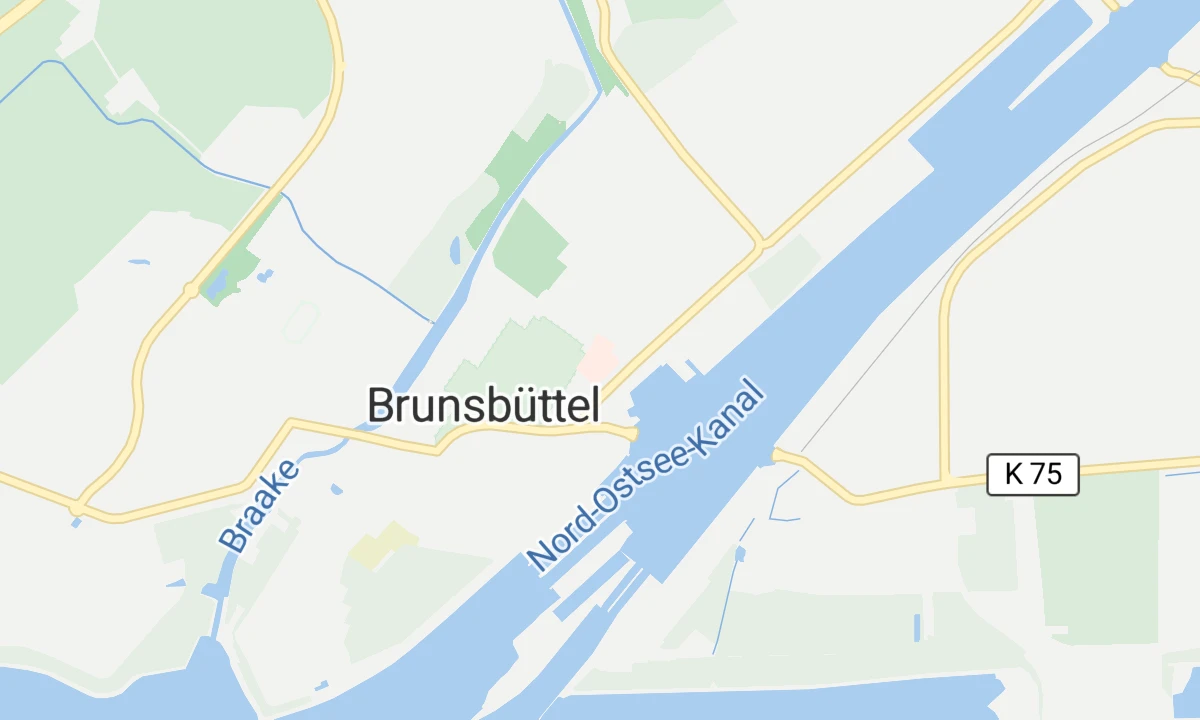 Kartenansicht Westküstenklinikum Brunsbüttel