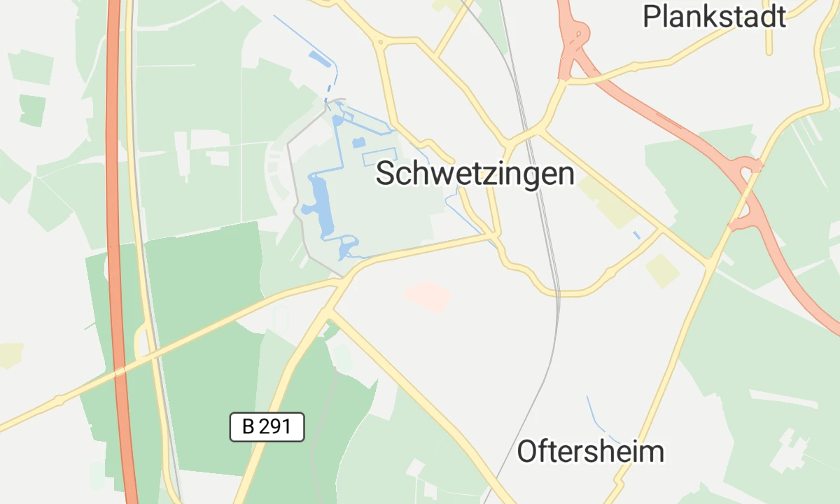 Kartenansicht Zentrum für Psychische Gesundheit Schwetzingen