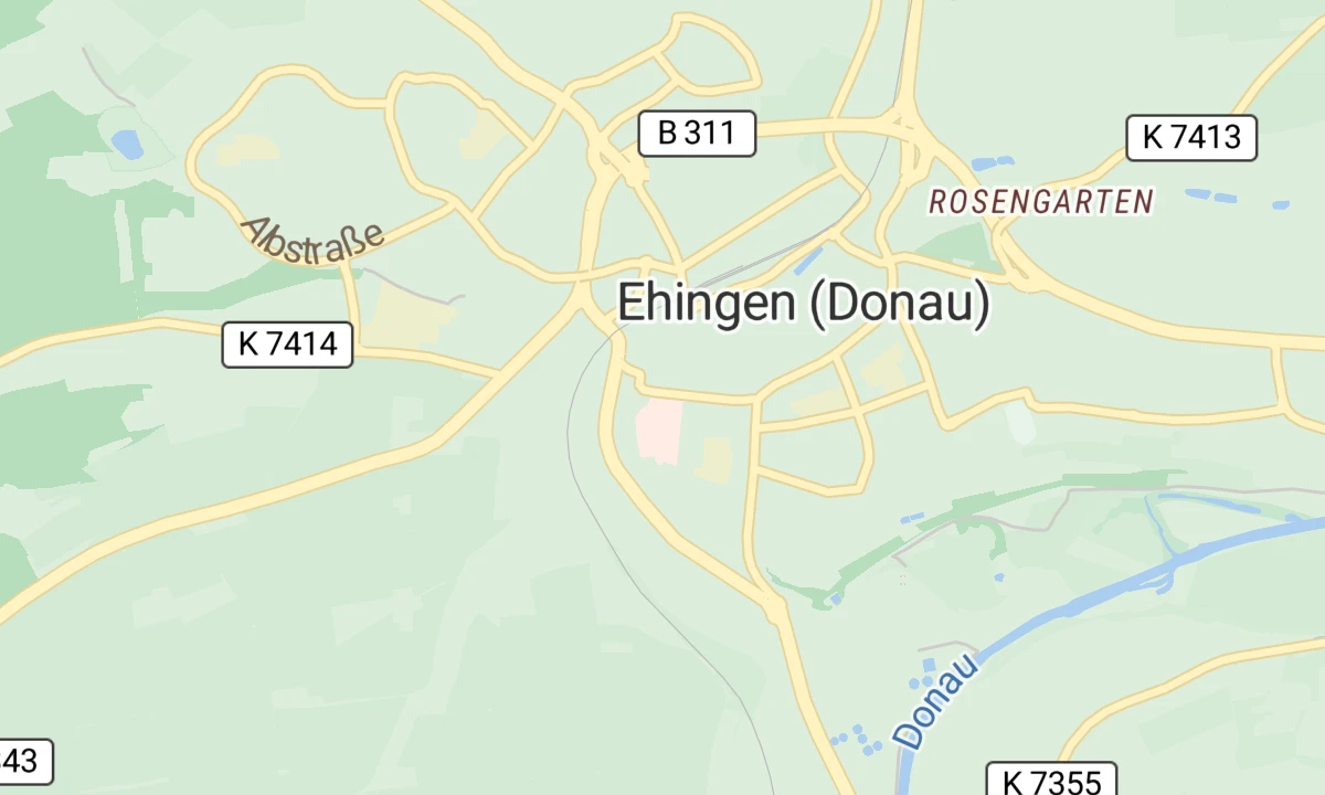Kartenansicht ZfP Südwürttemberg Satellit Ehingen