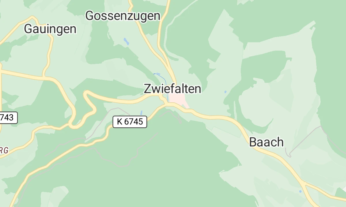 Kartenansicht ZfP Südwürttemberg Zwiefalten