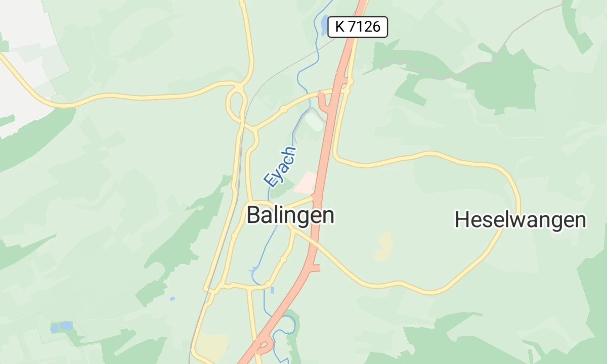 Kartenansicht Zollernalb Klinikum Bahlingen