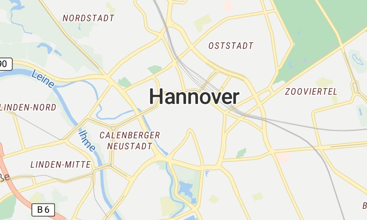 Kartenansicht Röntgenpraxis Georgstrasse