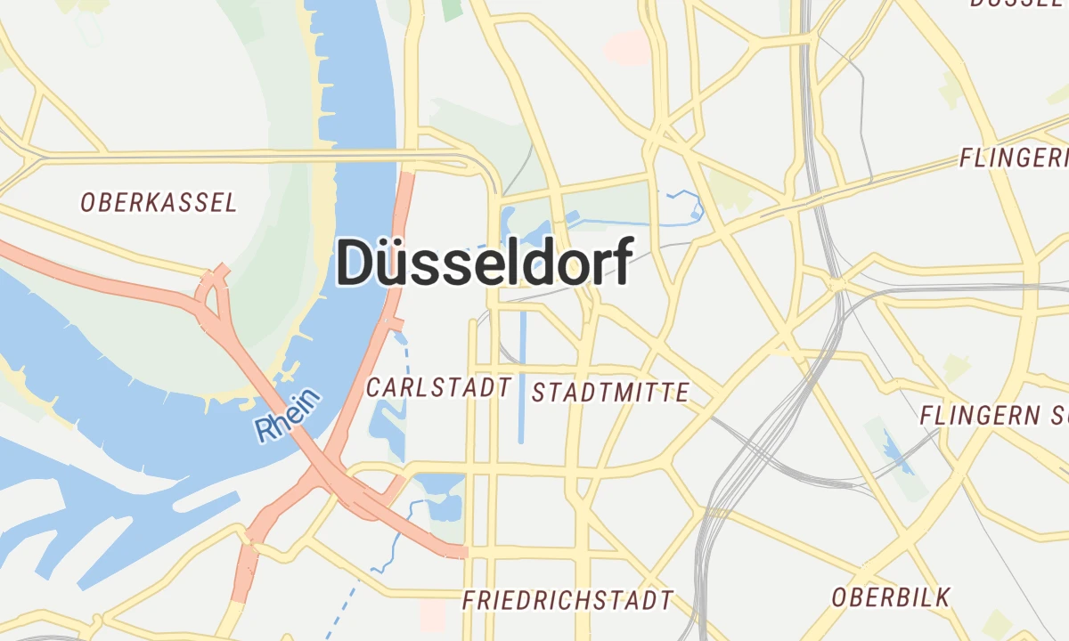 Kartenansicht Aesthetix Düsseldorf