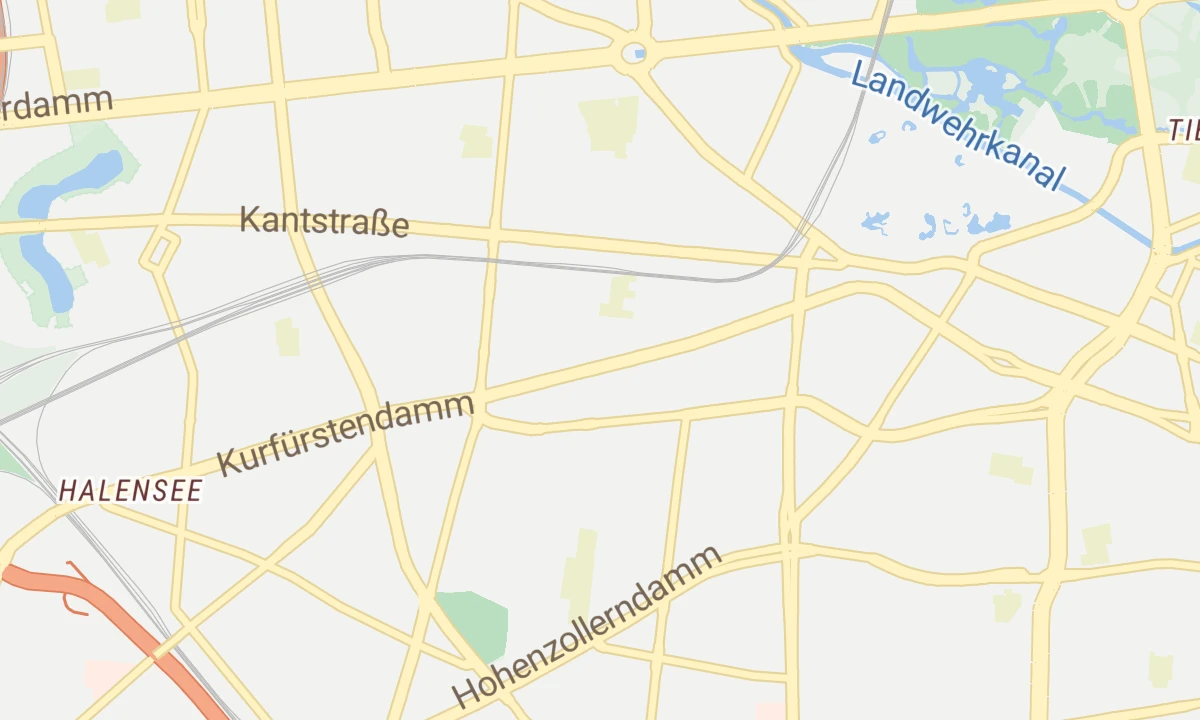 Kartenansicht Dermatologie am Kurfürstendamm