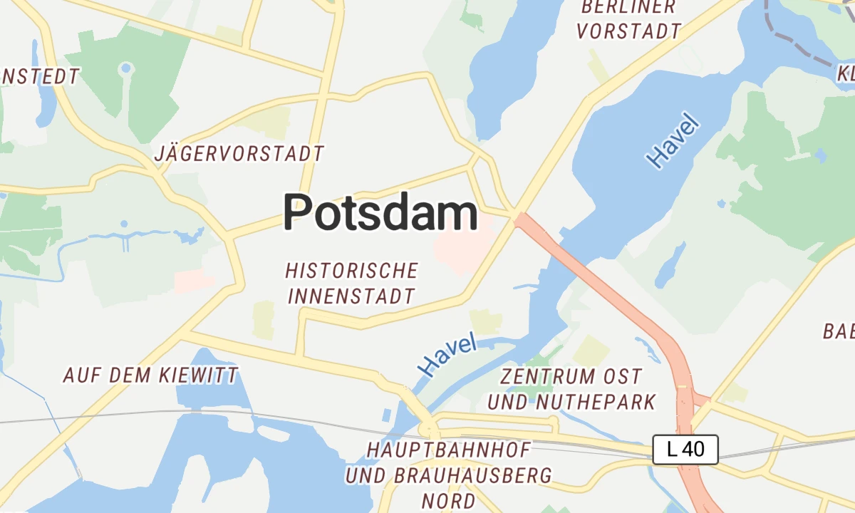 Kartenansicht Ernst von Bergmann Ästhetik Medizin Potsdam