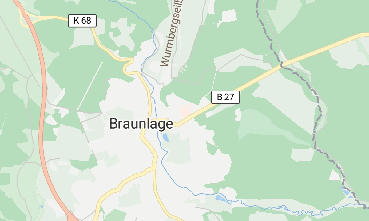 Kartenansicht Klinik Dr. Barner Braunlage/Harz